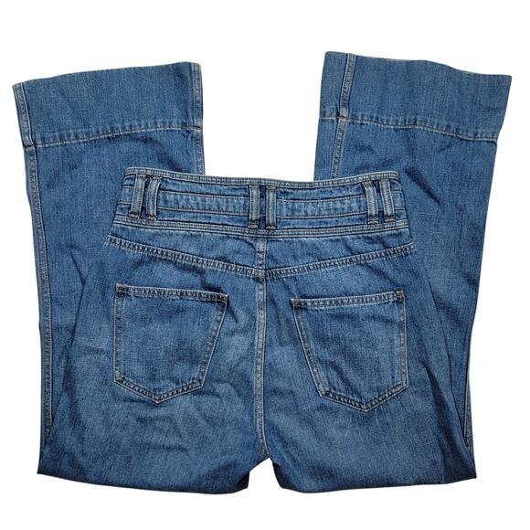 Current/Elliott The Pinball Cropped Maritime Jeans Size 27 (measures 28) - Picture 3 of 6